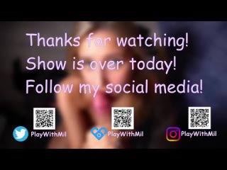 playwithmil - live sex chat chaturbate 01 jul 2024 13:56:59 - chaturbate
